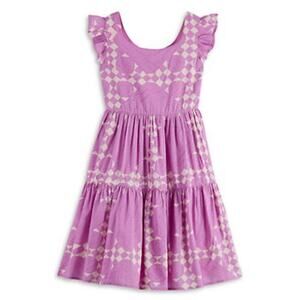 Scotch & Soda Girls' Heirloom Print Ruffle Sleeve Dress - Size 10